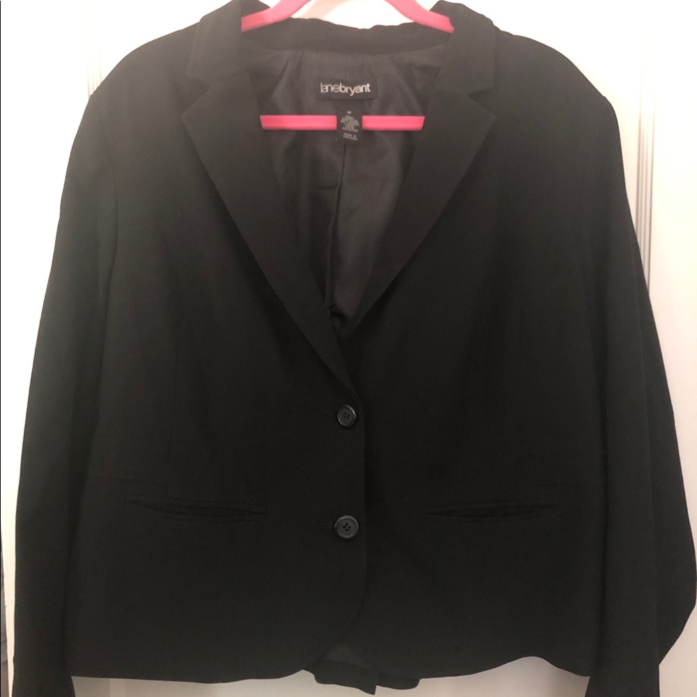 Black Lane Bryant Blazer Size 18